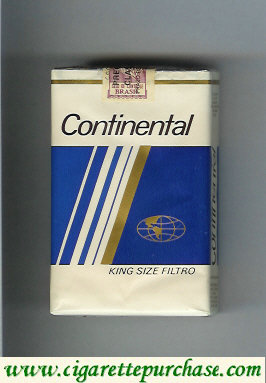 Continental king size filtro cigarettes